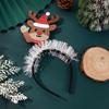 Christmas Reindeer Glasses Headband Prop for Party Dress-Up