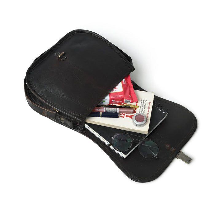 Black Crossbody leather   Bag