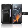 Motorola Signature Crazy Horse Portemonnee Flip Case, Zwart