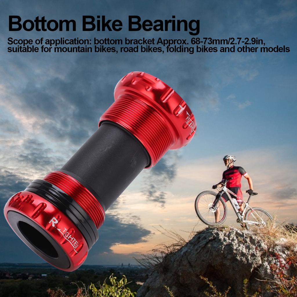 Bike Bottom Bracket Light Weight Replacble Practical Cycling Component for Folding