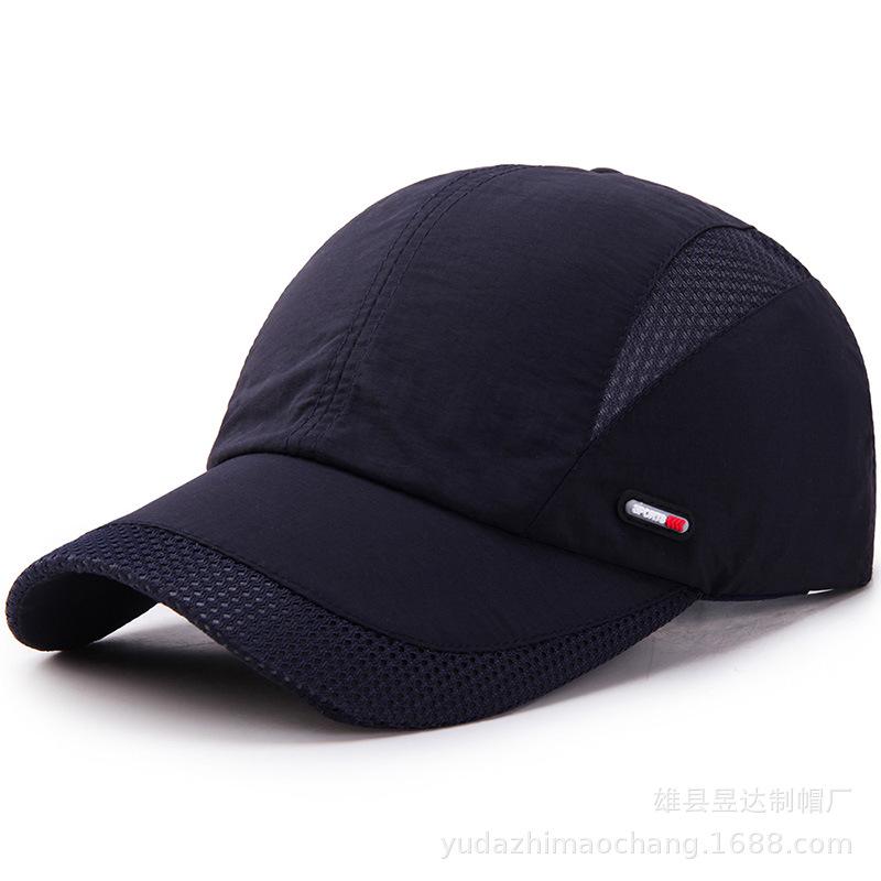Spring Summer Quick Drying Sports Cap Golf Fishing Hat Summer Outdoor Sun Hat Adjustable Unisex Baseball Cap For Womens Men