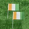 SKY FLAG Ivory Coast Hand Flag 14x21cm 10/20/50/100pcs Polyester Flying The Ivorian National Banner Côte D'Ivoire Hand Flag