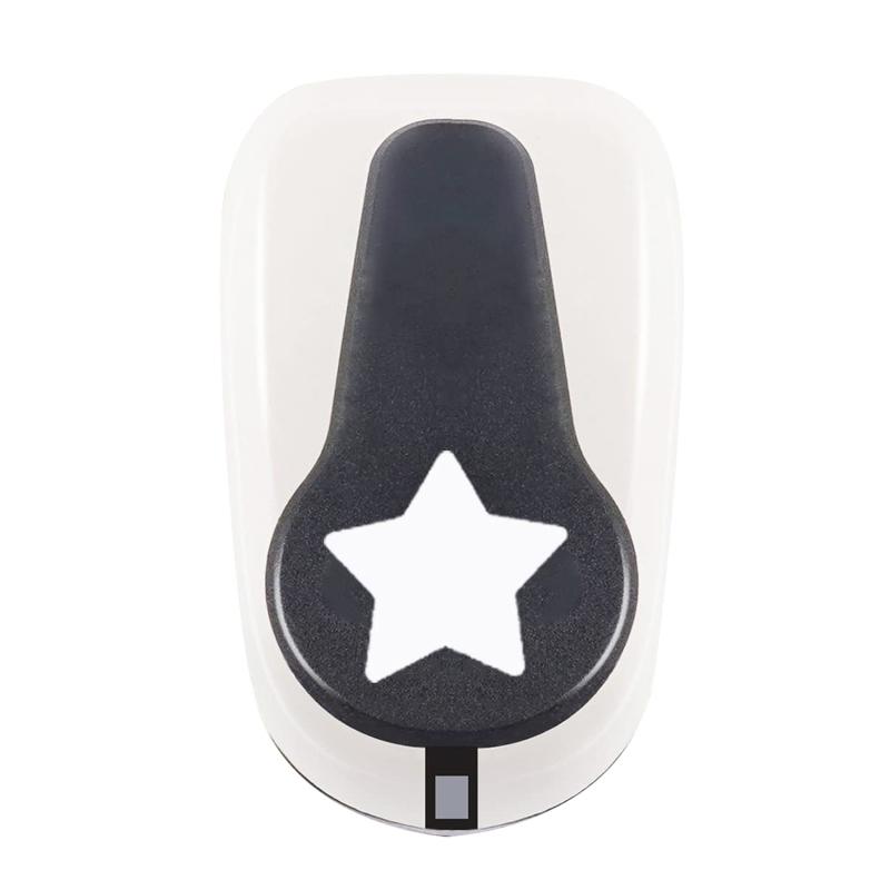 Bærbar stjerneformet DIY Craft Papir Puncher Kontorrekvisita Arbeidsbesparende stansemaskin