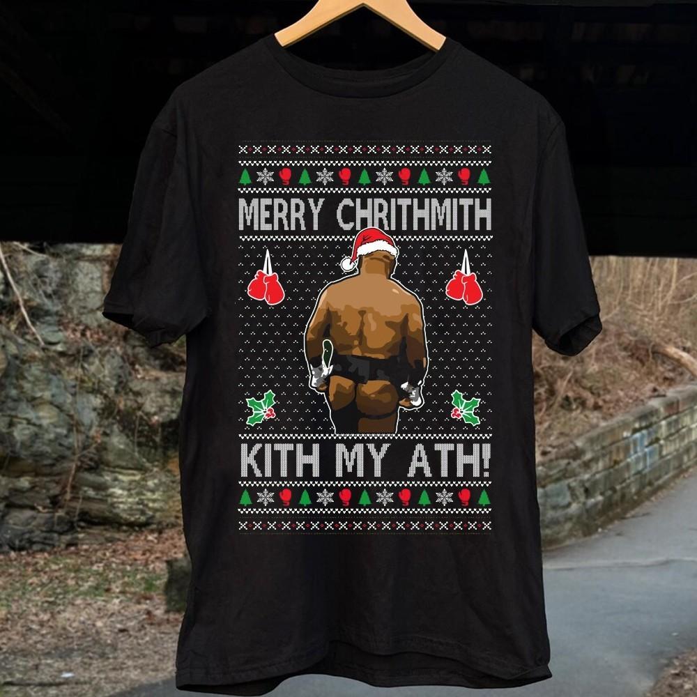 Popular MIKE TYSON Christmas Unisex Unisex All Size 20D1419 Unisex T-Shirt S