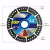 Grinding Saw Disc 3-Piece Multi-Purpose Cutter Discs Cutting Wheel Tools For Tiles Marbles Concrete Steel PVC Pipes Stones Metal