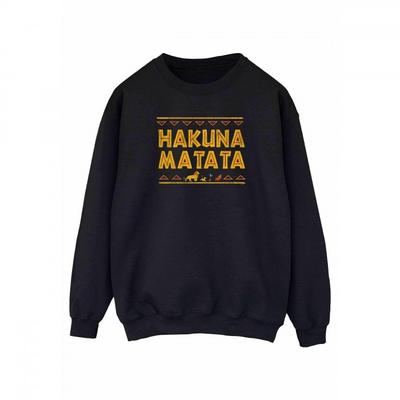 Damen/Damen Der König der Löwen Hakuna Matata Sweatshirt