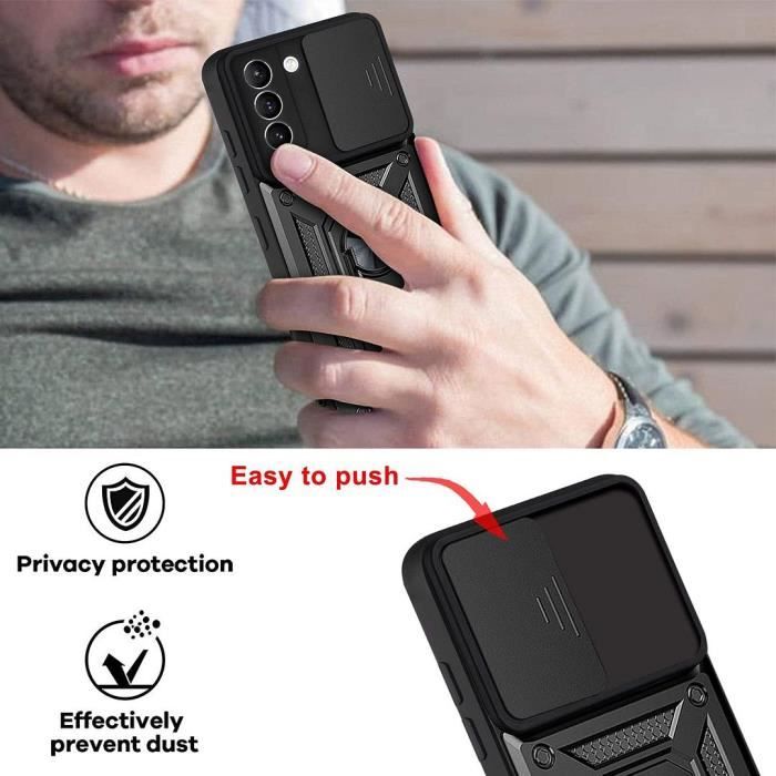Coque de Protection - PROSHOP - Samsung S21 FE - Rigide - Anti-dérapant - Style Armée