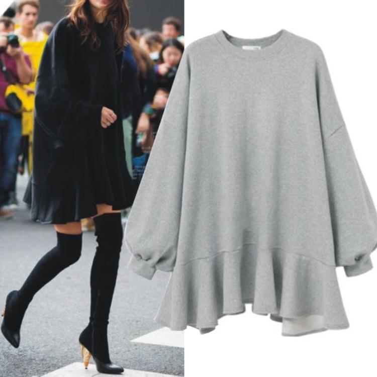 Autumn and Winter Women's Dress Sweatshirt