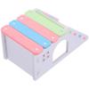 Hamster Cage House with Ladder Playground PVC Cage Gerbil Habitat Small Animal Hideout for Platform