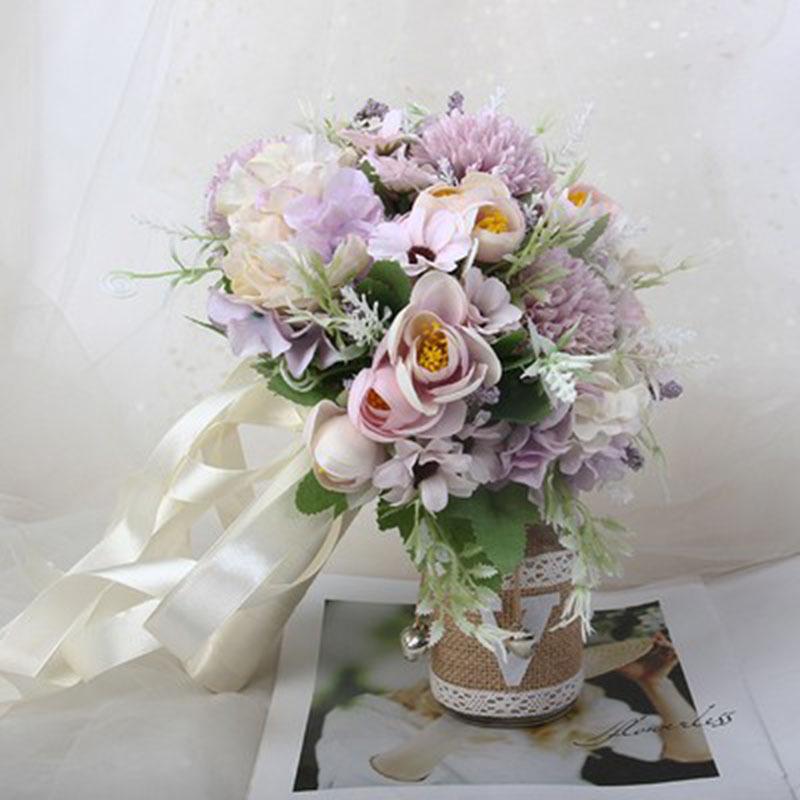 Koreanischer Waldstil Braut-Handstrauß für Hochzeit oder Foto-Requisiten