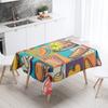 New Abstract Tea Tablecloth Waterproof and Oil-proof Dining Tablecloth Nordic Wind Bar Tablecloth Home Decoration