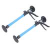 2PCS Telescopic Support Rods with Non Slip Pads Stainless Steel Adjustable Pole for Woodworking Cabi