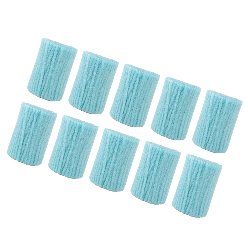 10 Roll Latch Hook Yarn Threads Single Color Multipurpose Yarn Kit for Crossing Stitch Tufting