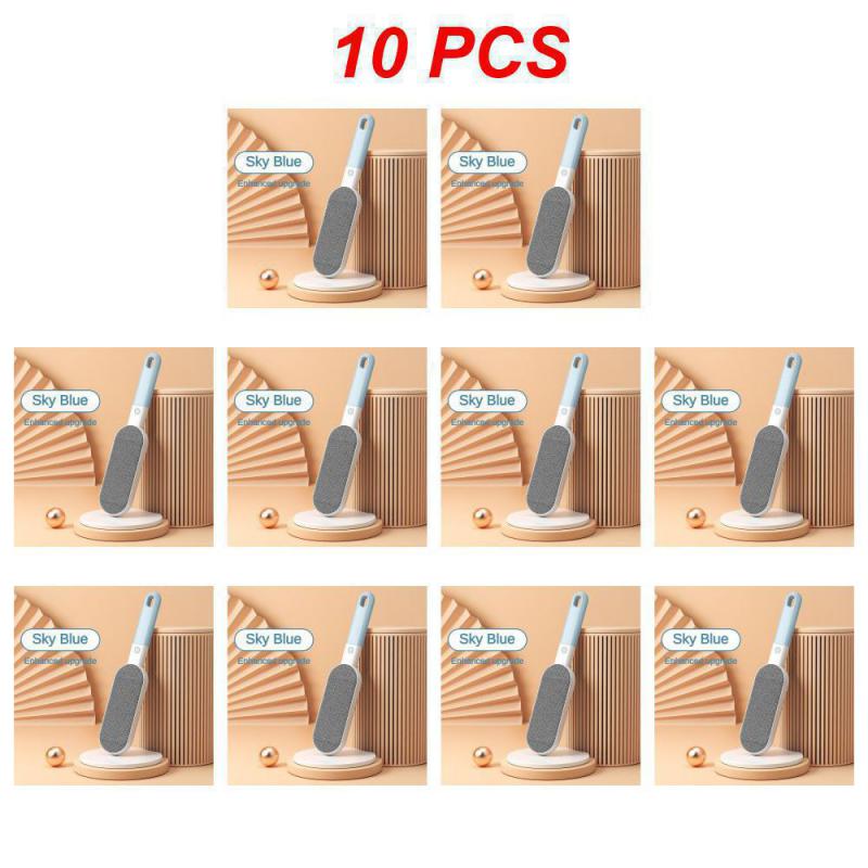 1~10PCS 4-in-1 Hair Remover Lint Rollers Brushes Clothes Hairball Remover Brush Dust Sticky Cleaner Fur Zapper Clean Pet Hair