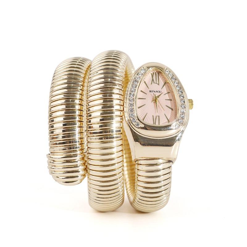 Snake Watch, Ladies Fashion Bracelet Watch, Creative Quartz Watch Personalized Bracelet Watch