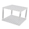 Transparent Makeup Brush Holder 96 Slots Pencil Organizer Pen Display Stand  For Paint Brushes