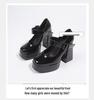2025 Chunky Heel Black Mary Jane High Heels for Petite Women – French Niche Design