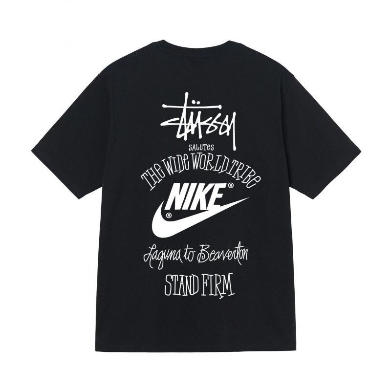 Grenzüberschreitende europäische und amerikanische Trendmarken, eine Vielzahl bedruckter Herren- und Damen-Kurzarm-T-Shirts, 220 Gramm lockere Streetwear-T-Shirts