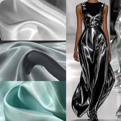 100x150cm Polyester Material Dress Clothing Designer Fabric Thickened Liquid Water Light Fabric Wholesale Cloth for Sewing Diy