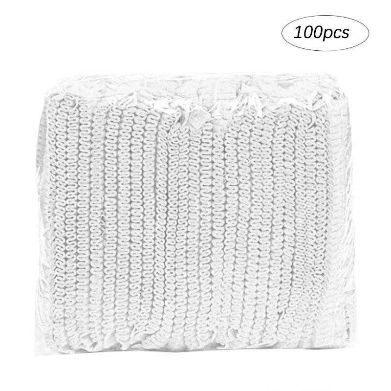 100/200/400PCS Disposable Hair Head Caps Non Woven Dustproof Cap Vacuum Packing Makeup Tool Breathable Shower Bathing Hats