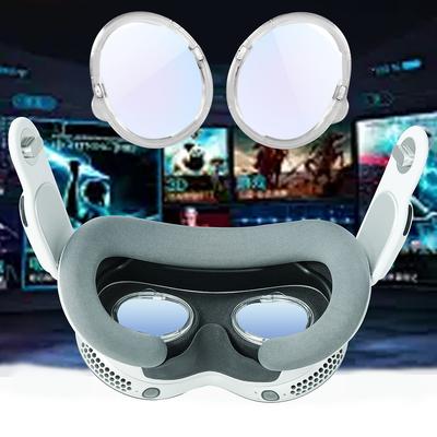 Armação magnética VR com lente anti-luz azul, protetor de lente VR, espaçador de vidro, armação de lente anti-luz azul para acessórios Apple Vision Pro