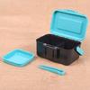 Compacts Live Baits Holder With Tight Lid High Capacity Fishing Baits Box During Fishing Trip and Easyly Cleaning