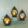 Pattern Hanging Ornament Halloween Decor Vintage Lantern Small Wind Light Halloween Party Layout
