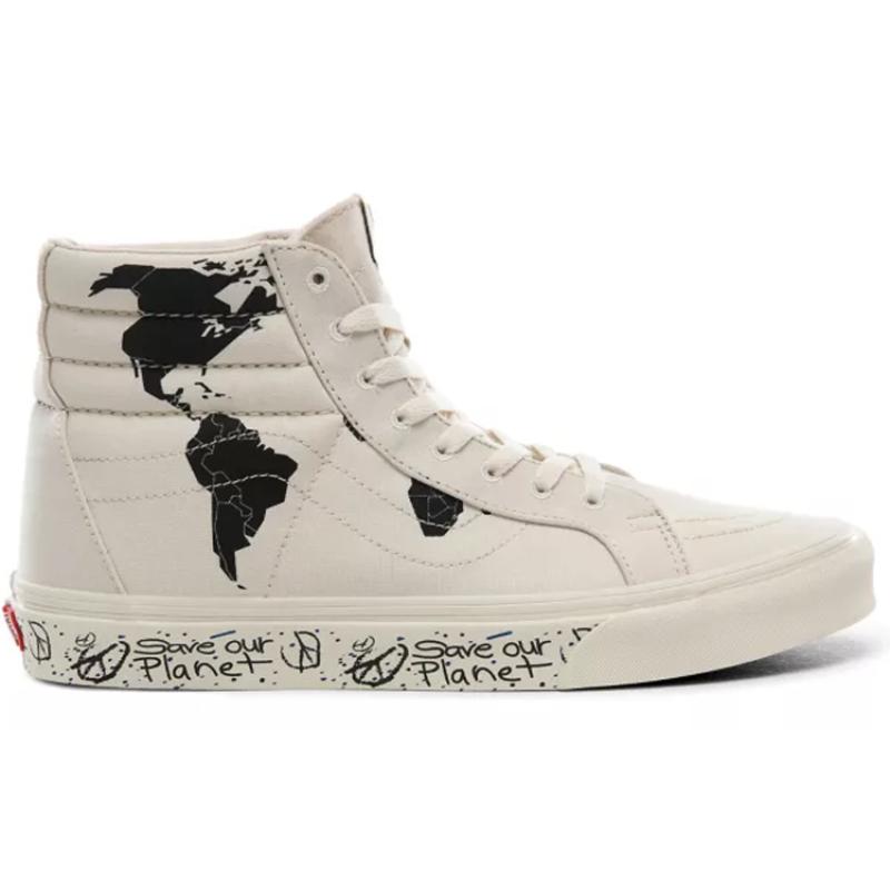 Vans Save Our Planet X Sk8 Hi Reissue 'White Black' Vans VN0A4BV8TGP