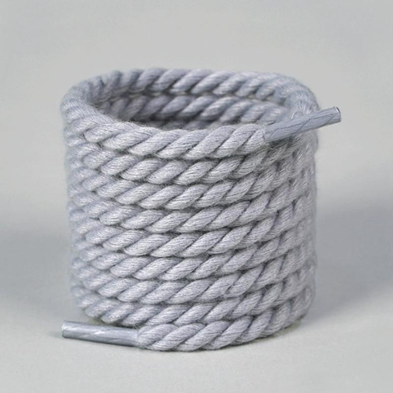 Quality Round Shoelaces Colorful 6mm Thicker Cotton Shoe Laces For Sneakers Fashion Men And Women Shoestring Accessories
