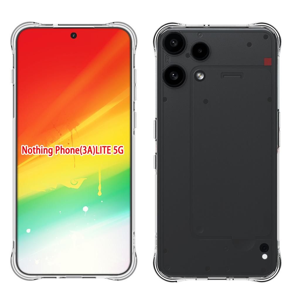 

Four-Corners Shockproof TPU Case for Nothing Phone 3a Lite Protective Cover Transparent Frame Fundas Nothing Phone (3a) Lite
