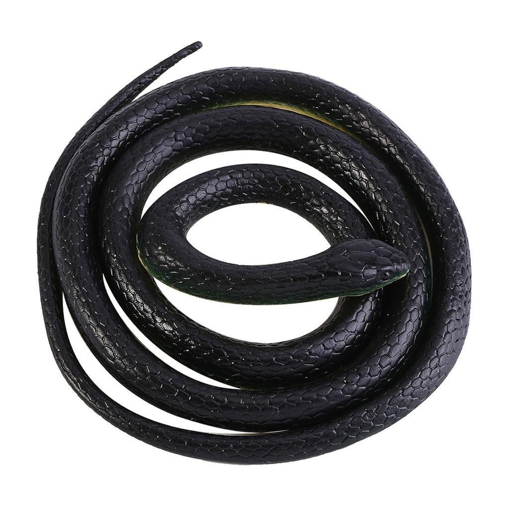1Pc 130cm Long Realistic Soft Rubber Snake Garden Props Funny Joke Prank Toy Gift Hot