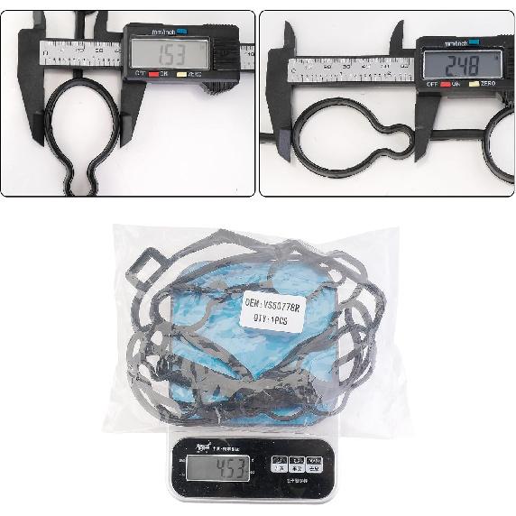 12609291 12608604 VS50778R Valve Cover Gasket Compatible With 2008-2017 Buick Lacrosse Regal Verano Chevy Captiva Sport Cobalt Equinox HHR Impala GMC