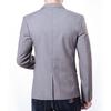 אופנה גברים Slim Fit פורמלית חליפת כפתור אחד עסקים בלייזר מעיל חולצות