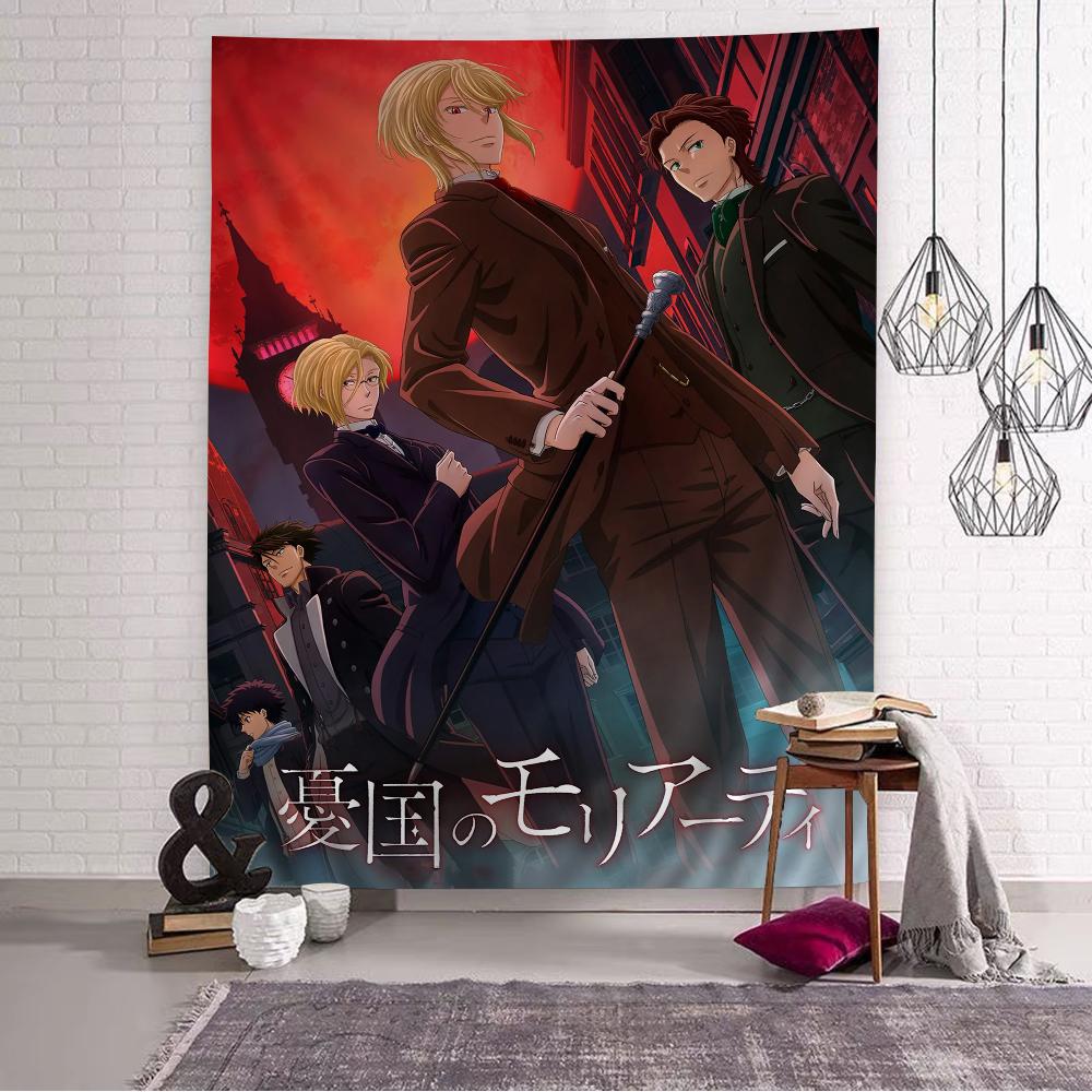 Anime Moriarty the Patriot Cartoon Tapestry Wall Hanging Decoration Household Home Decor