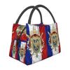 Napoleonic French 85th Regimental Flag Insulated Lunch Bag for School Picnic Storage Food Boxes  Cooler Thermal Lunch Box Tote
