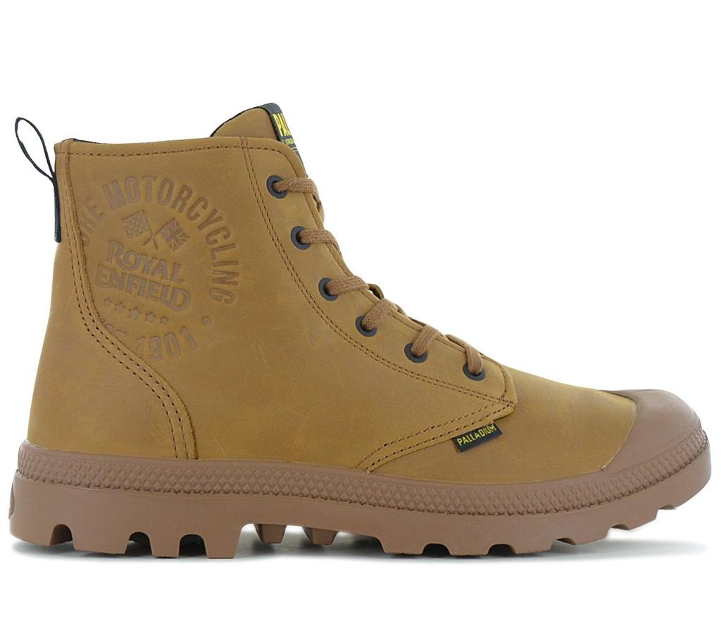 Palladium Pampa Continental Leather - Мужские ботинки кожаные коричневые 74373-203-M ОРИГИНАЛ