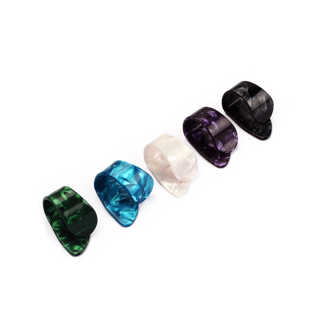 Celluloid Guitar Thumb Pick Right Finger Cover Fingerstyle Guitar Pick Thumb Index Finger Pick Optional Wholesale