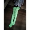 Luminous Glowing Jumpsuit Socks Stockings Fishnet Tights High Waist Fishnet Leggings Thigh Highs Stocking for Women Girl