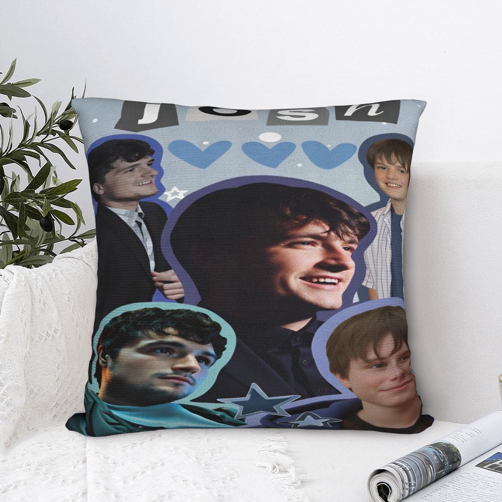 Josh Hutcherson Pillowcases  Vintage Pillow Case For Chair Sofa Home Decor Design Pillow Cover