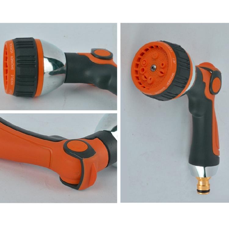 10 Function Outdoor Cleaning Nozzle With Finger Control System Corrosion Resistant Zinc Alloy Base For Car Bike Washing