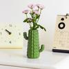 Nordic Creative Green Cactus Ceramic Vase Living Room Flower Arrangement Decoration Ornament Modern Minimalist Home Decoration