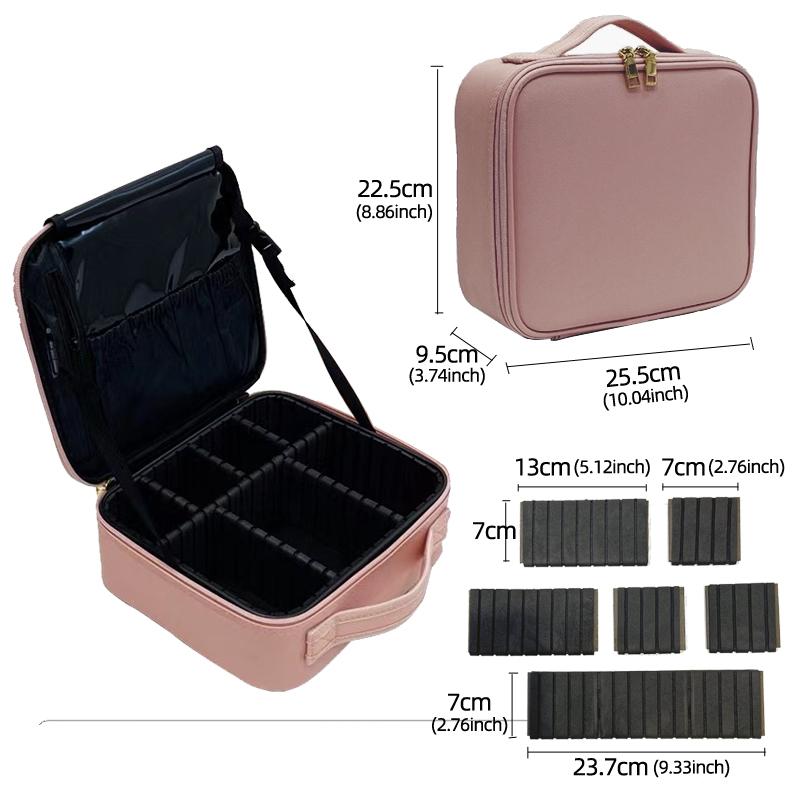 Nové Dámské Make-up Velkokapacitní kosmetická taška Kosmetický salon Tetování Pouzdro na nářadí na zdobení nehtů