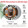 2D Flat, 1pc Vintage Root Beer Metal Wall Sign - Retro Diner Style, 7.87" Round Aluminum Sign for Home, Garage, Cafe, for Cave - Nostalgic 1950s Soda