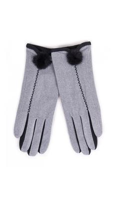Gloves RES 0154K Pompom Women's YOCLUB