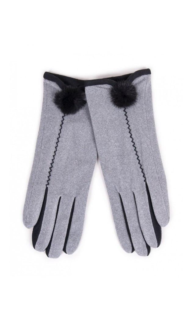 

Rękawiczki RES 0154K Pomponik damskie YOCLUB