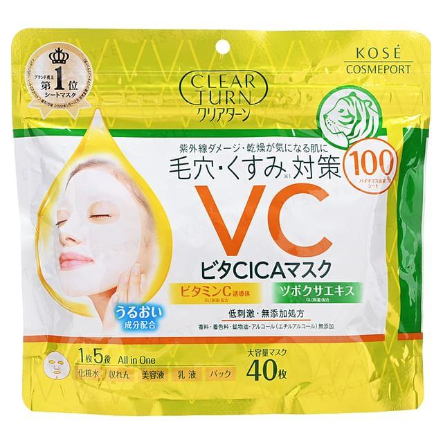 Kose - Clear Turn Vita CICA Sheet Mask 40 pcs