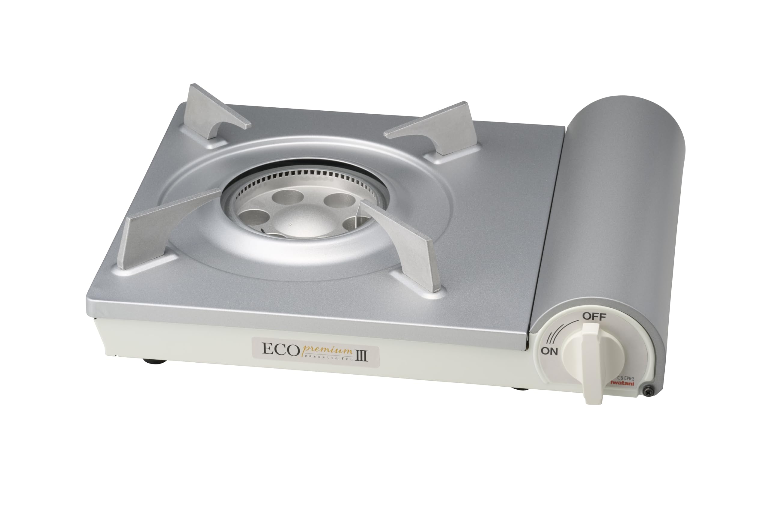 

Iwatani Eco Premium III Portable Gas Stove CB-EPR-3 Internal Flame Tabletop Emergency Supplies Power Outage Preparedness