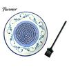 Gadget da Cucina in Ceramica Resistente Grattugia Aglio Zenzero, Piatto Trituratore Manuale 2-in-1 per Cucinare, Base Grattugia Verdure Piatta Portatile Facile da Pulire