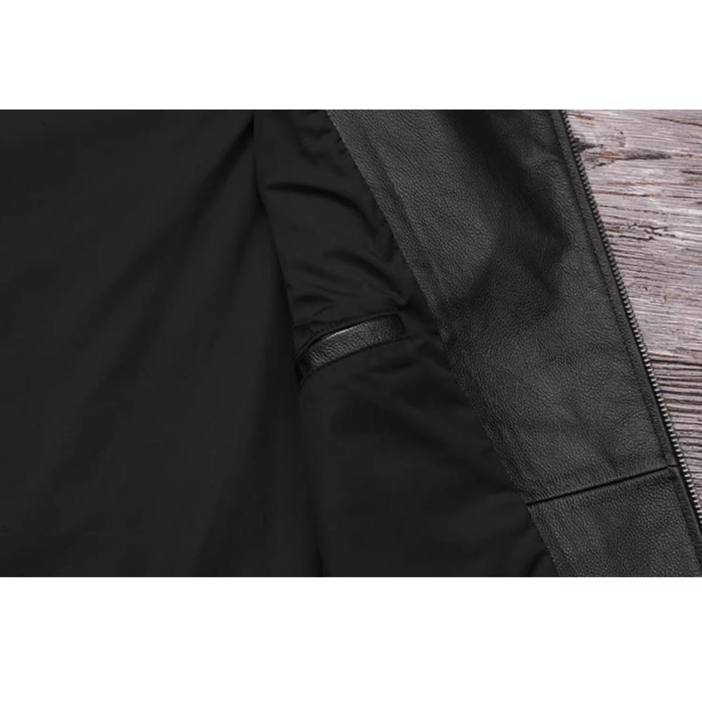 Chinese Size Biker Vest Top Layer Cowhide Leather Vest Men's Slim Short Motorcycle Clothing Riding Jacket Sleeveless Genuine Cow Club Vest