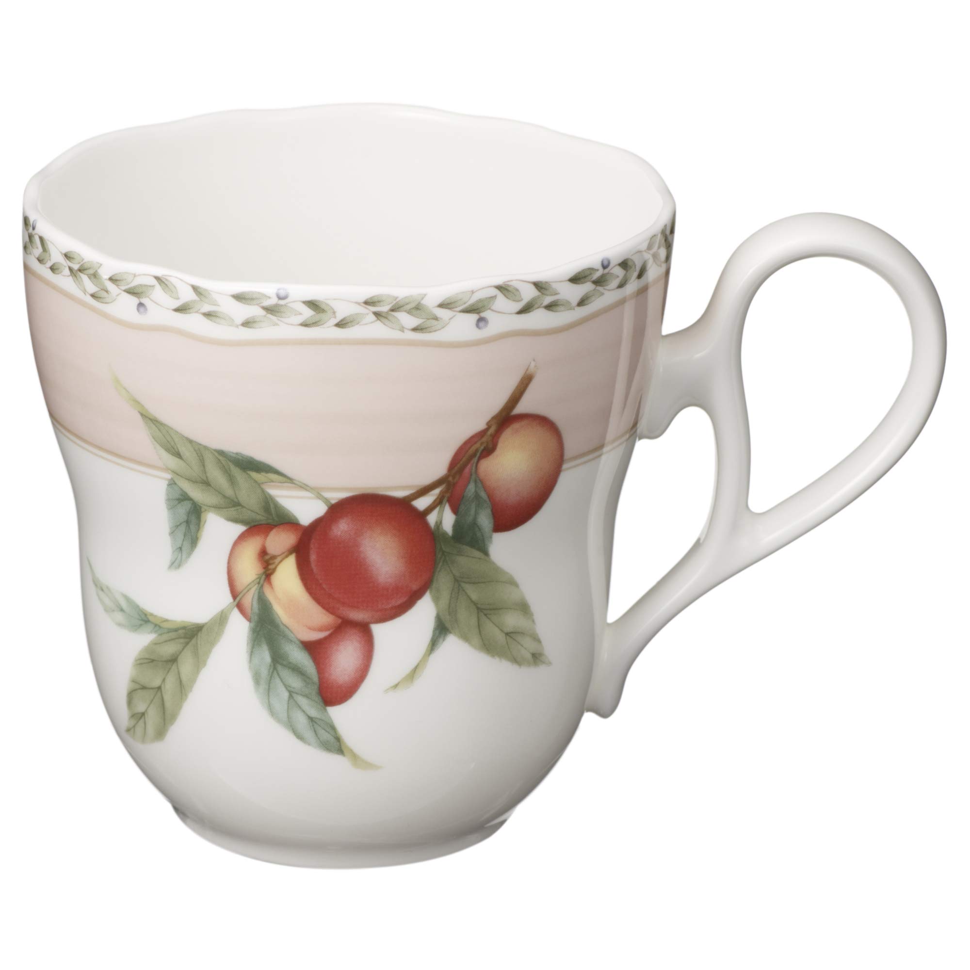 

Noritake Orchard Garden Mug, 295cc, Microwave-Safe, Smoky Pink, Bone China, T97855/4911-2